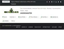 Tablet Screenshot of andromaster.com